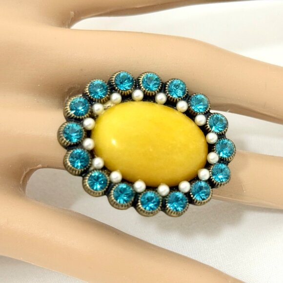 Vintage Ollipop Ring - Size 6 - Signed - Picture 1 of 10
